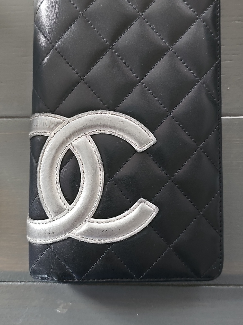 CHANEL Black Calfskin Quilted Cambon  Wallet One Size - Picture 14 of 15